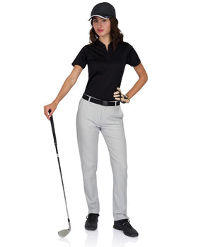 Three Sixty Six women's quick dry golf pants pocket-detail highlighting convenient storage for tees and glove