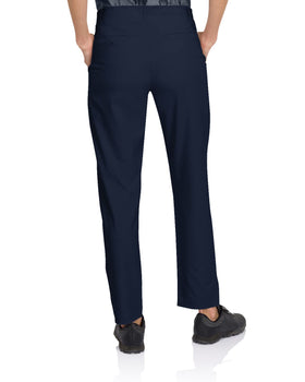 Three Sixty Six Golf Links ankle pants side view, over-shoe fit designed