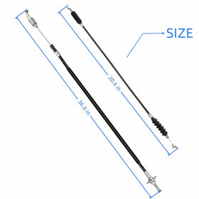 TIGYMSD accelerator cable close-up shows copper core durability.