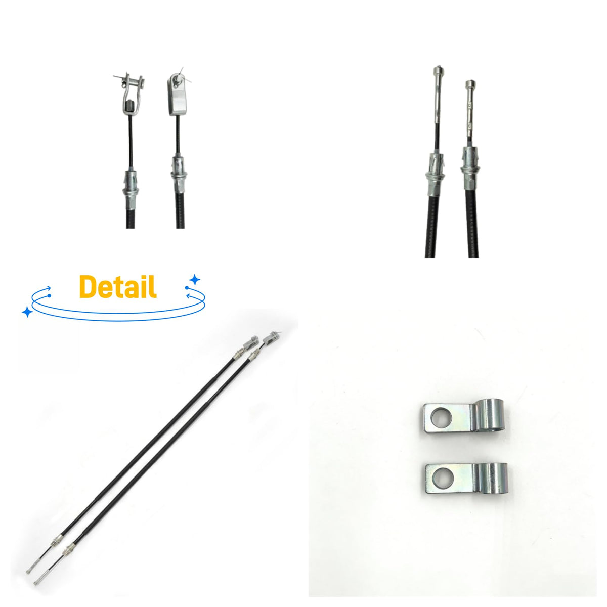 TIGYMSD driver-side brake cable for Tempo 2018+, stainless steel core longevity