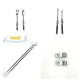 TIGYMSD driver-side brake cable for Tempo 2018+, stainless steel core longevity