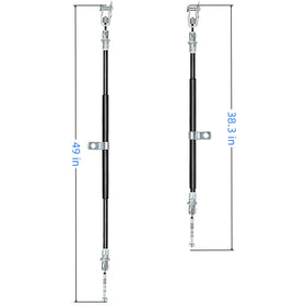 TIGYMSD passenger-side brake cable for Club Car Precedent, supports smooth stops