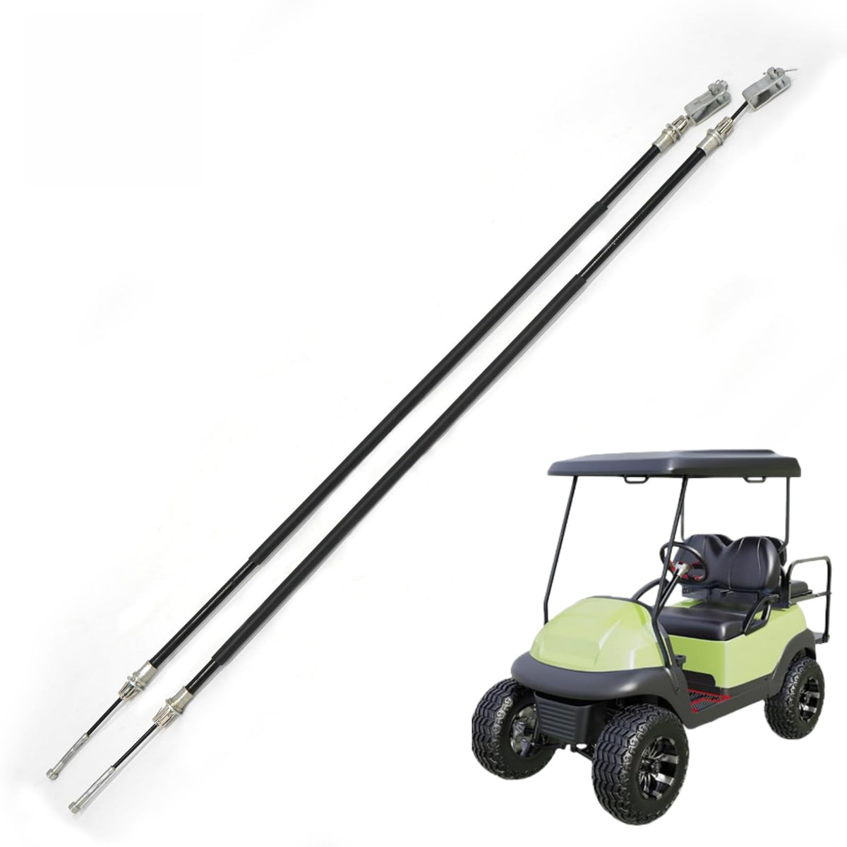 TIGYMSD passenger-side brake cable for Tempo 2018+, corrosion-resistant performance