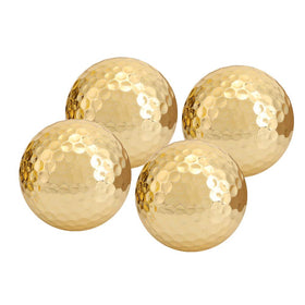 Tiiyee gold-plating golf ball on green shows premium visibility and style.