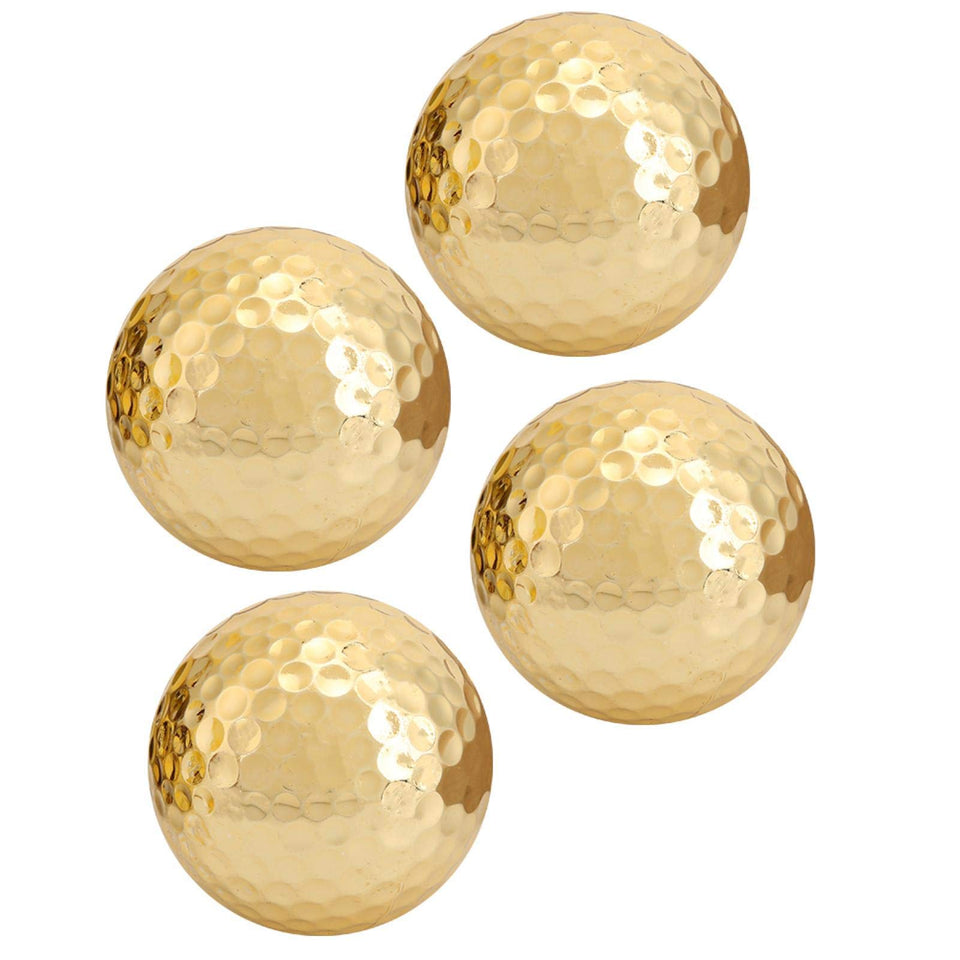 Tiiyee gold-plating golf ball pack boosts visibility for precise shots.