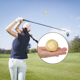 Tiiyee large-dimple golf ball design improves distance control on course.