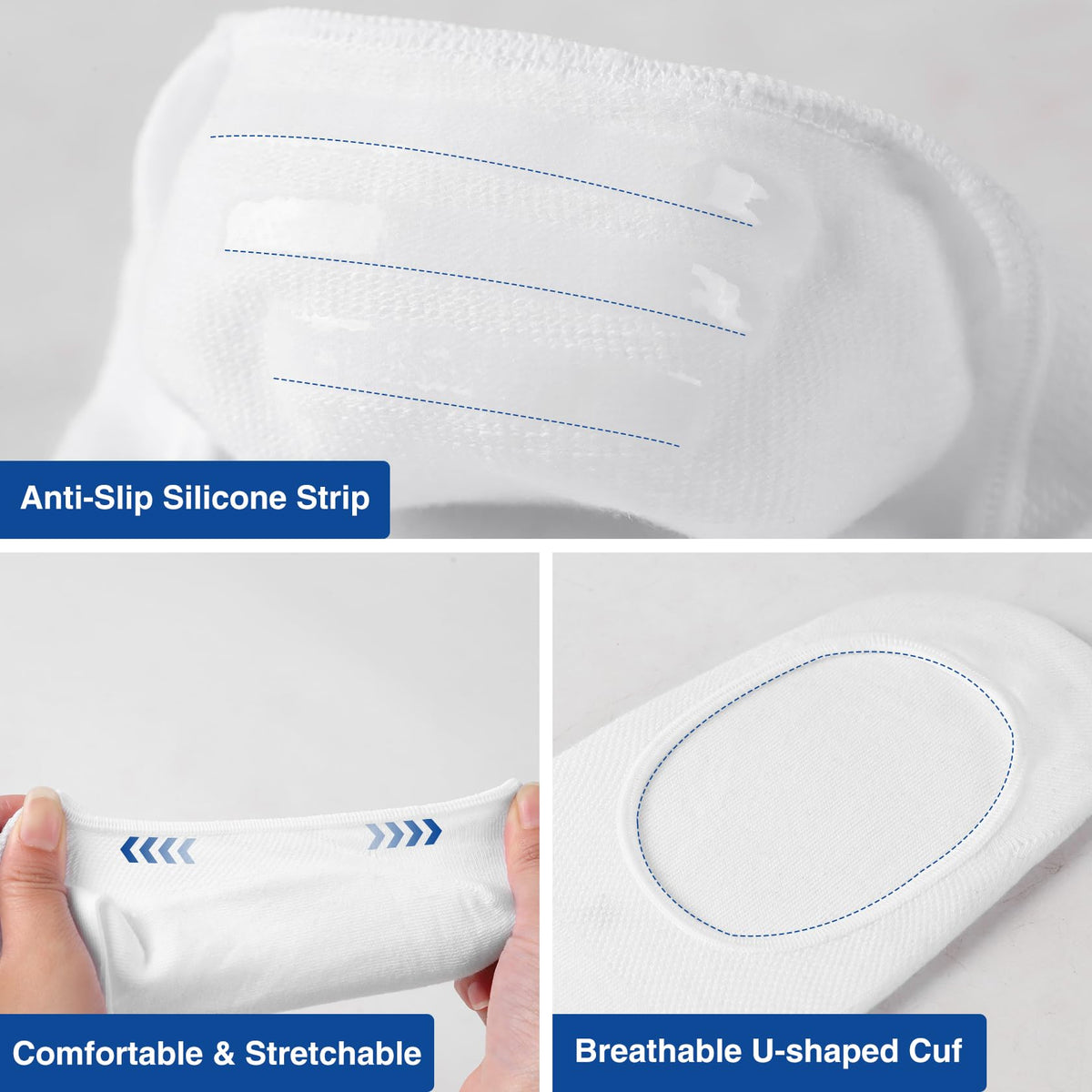 TikMox 5-Toe Socks toe separation reduces friction and blister risk.