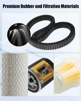 TikScience drive belt assembly illustrates durable, high-performance components for smoother engine operation.