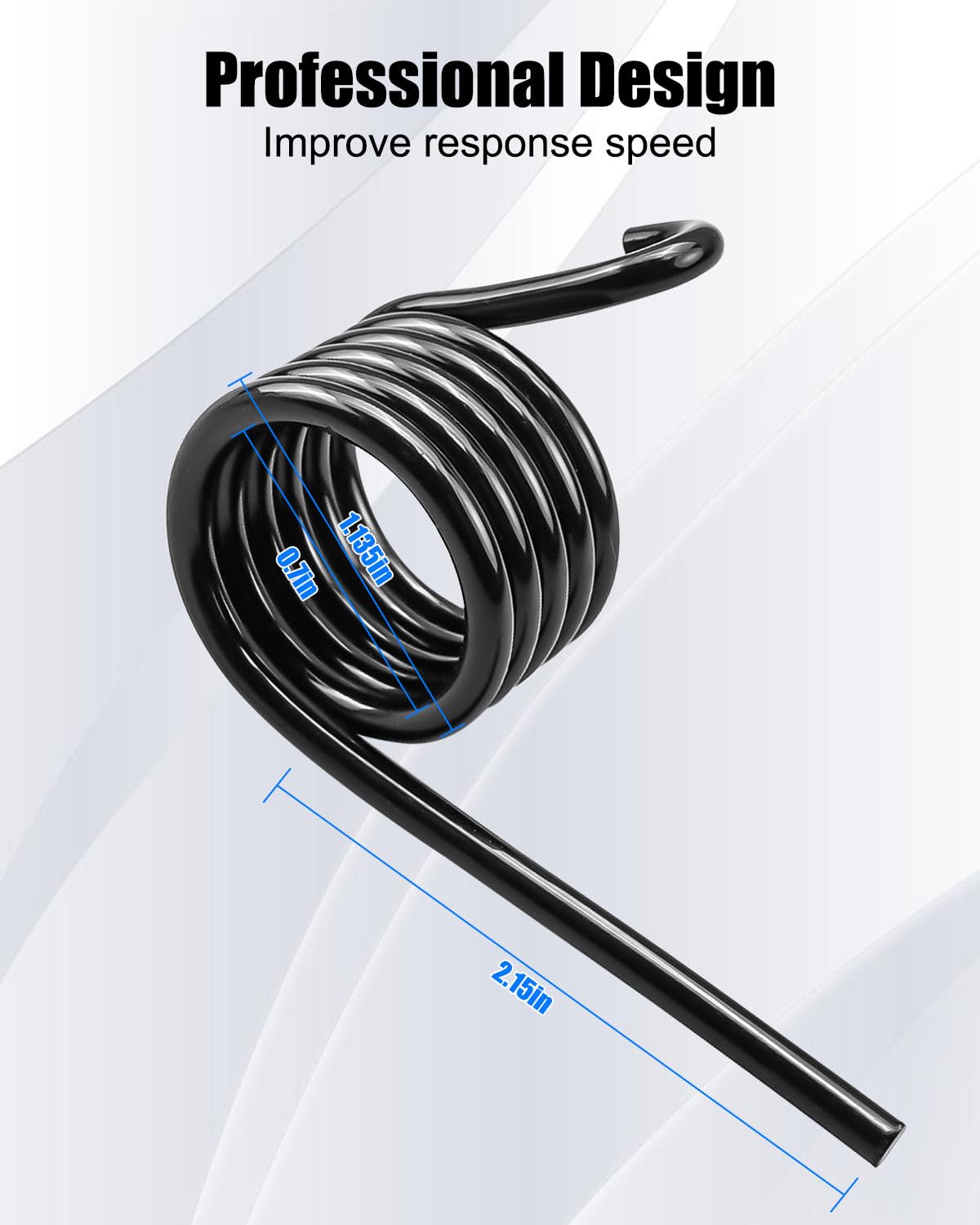 TikScience quick-install hill brake spring shown with basic tools for easy replacement.