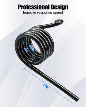 TikScience quick-install hill brake spring shown with basic tools for easy replacement.