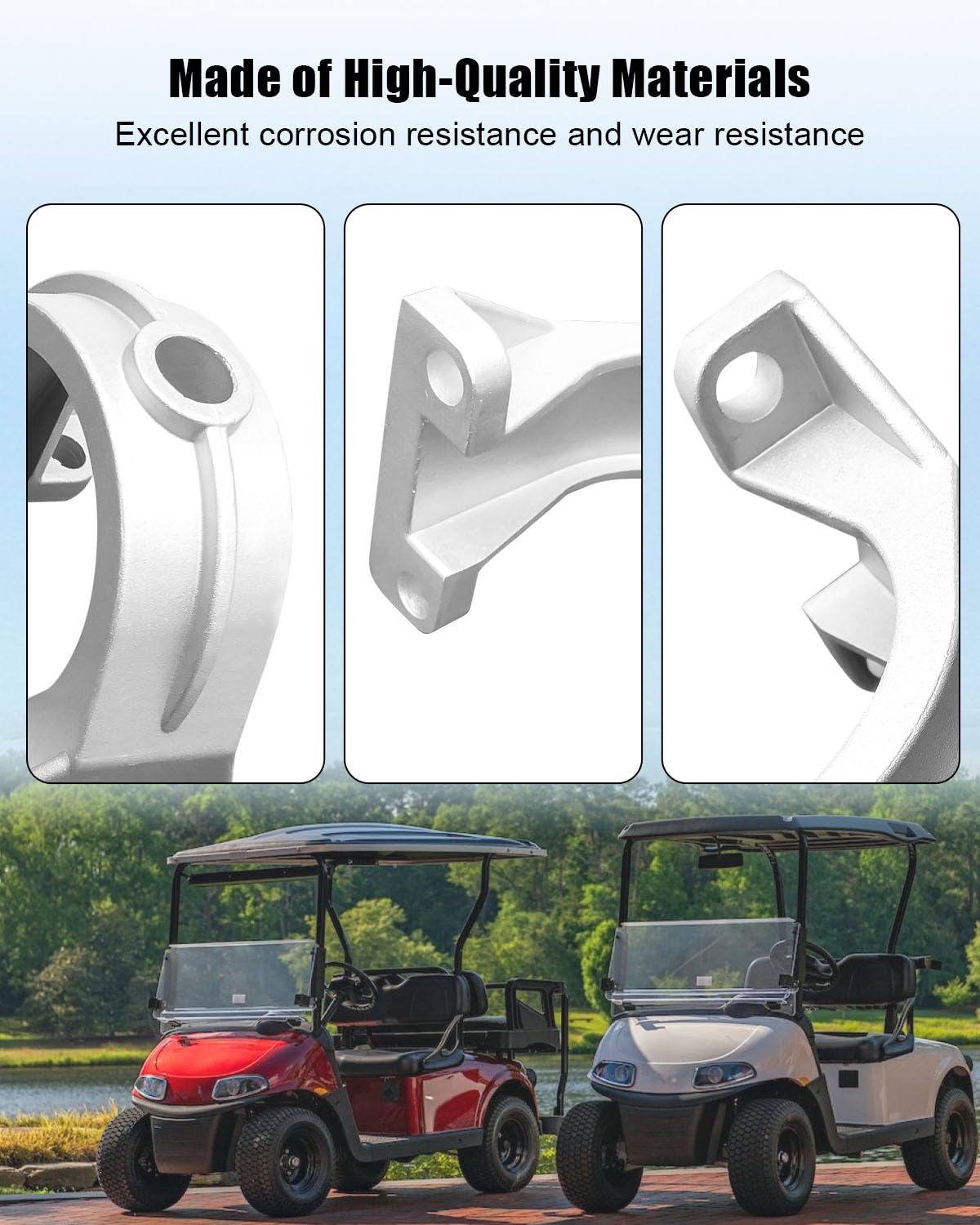 TIKSCIENCE EZGO TXT rear axle cap two-pack for quick maintenance and durable fit