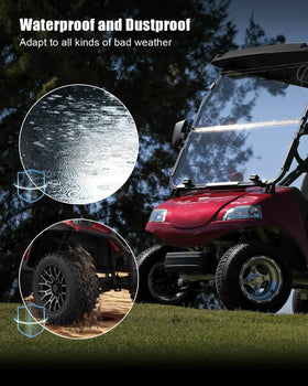 TIKSCIENCE EZGO TXT rear axle cap passenger side improves stability