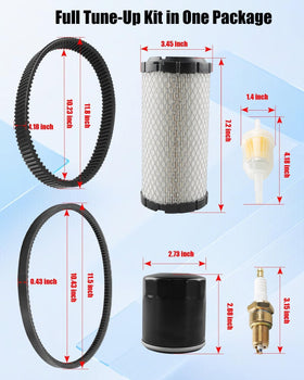 TikScience starter belt assembly shows precise fit for reliable starts during golf-cart trips.