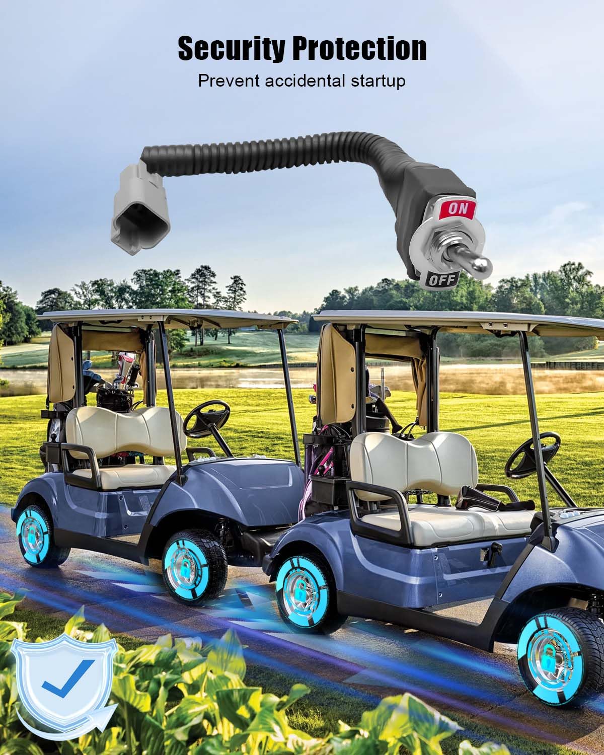 Tow mode safety features protect the motor during maintenance.