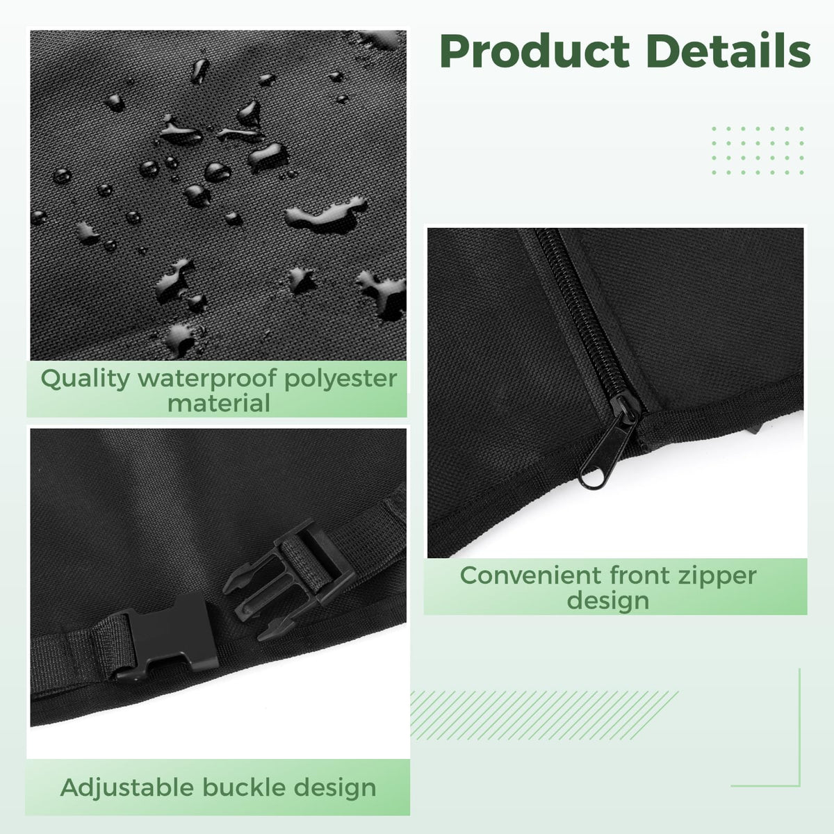 TIMCORR golf bag cover bottom opening accommodates stand and cart bags.