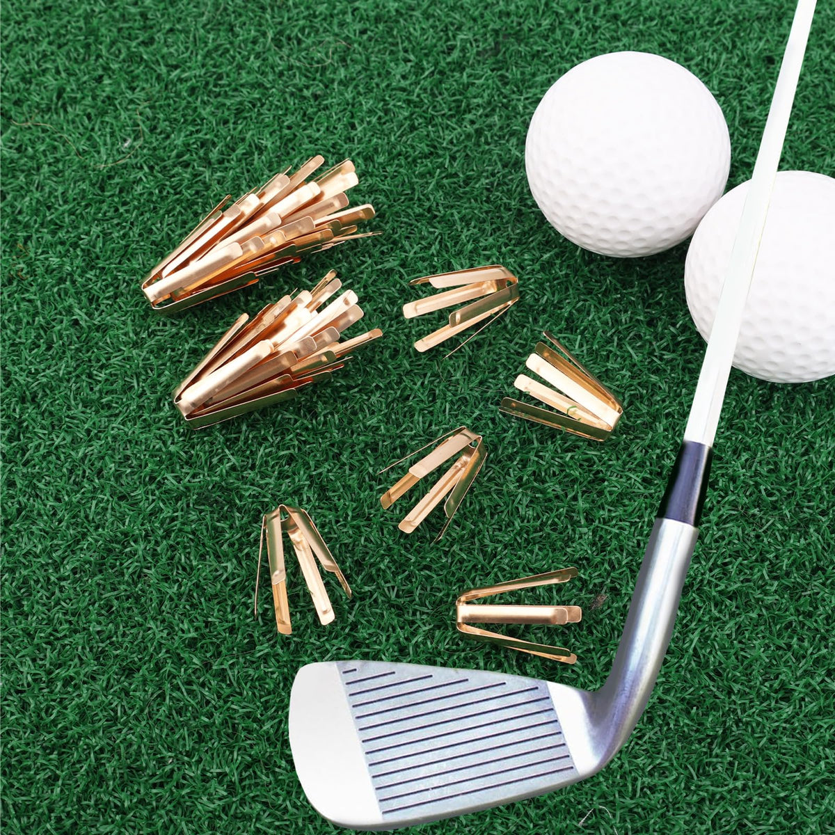 Tinoyal golf club shims highlighting durable brass construction for long-lasting use.