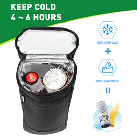 Tirrinia cooler bag front pocket storage for golf accessories