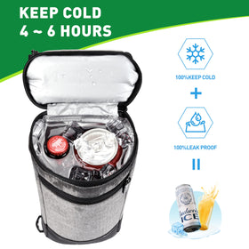Tirrinia golf cooler bag front pocket organizes tees and balls