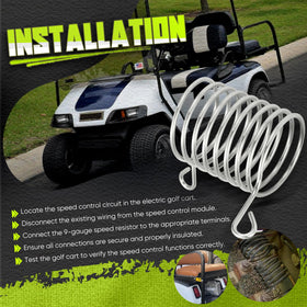Titaniarm 1976-1988 Club Car fit close-up with direct replacement design