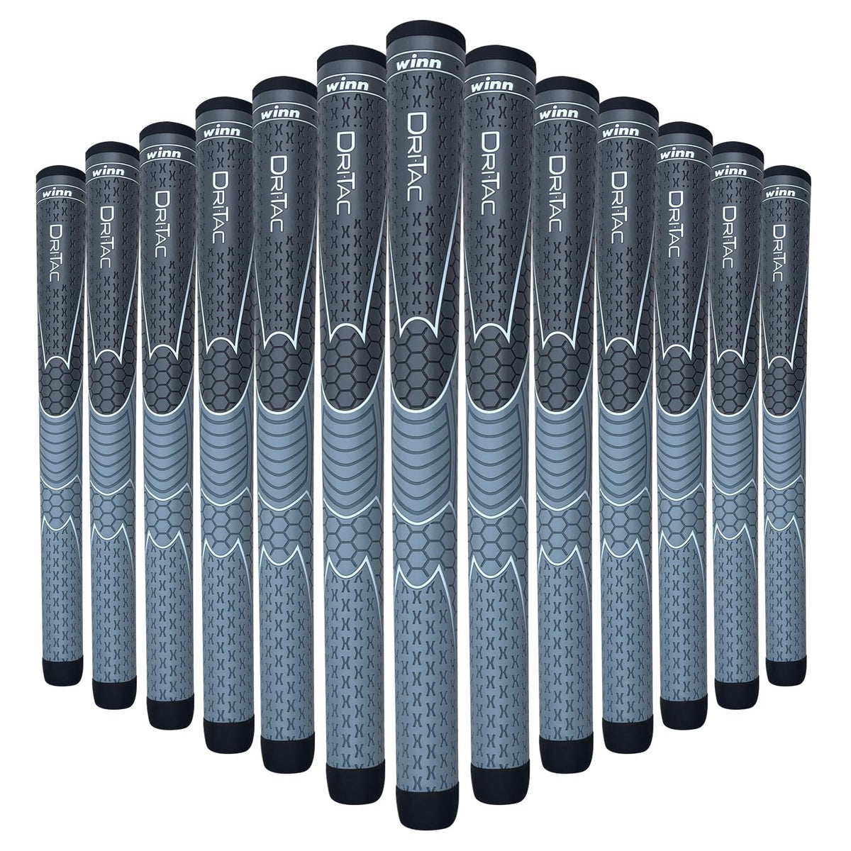 Titanun Dri-Tac Oversize grip dark grey pack for all-weather play.