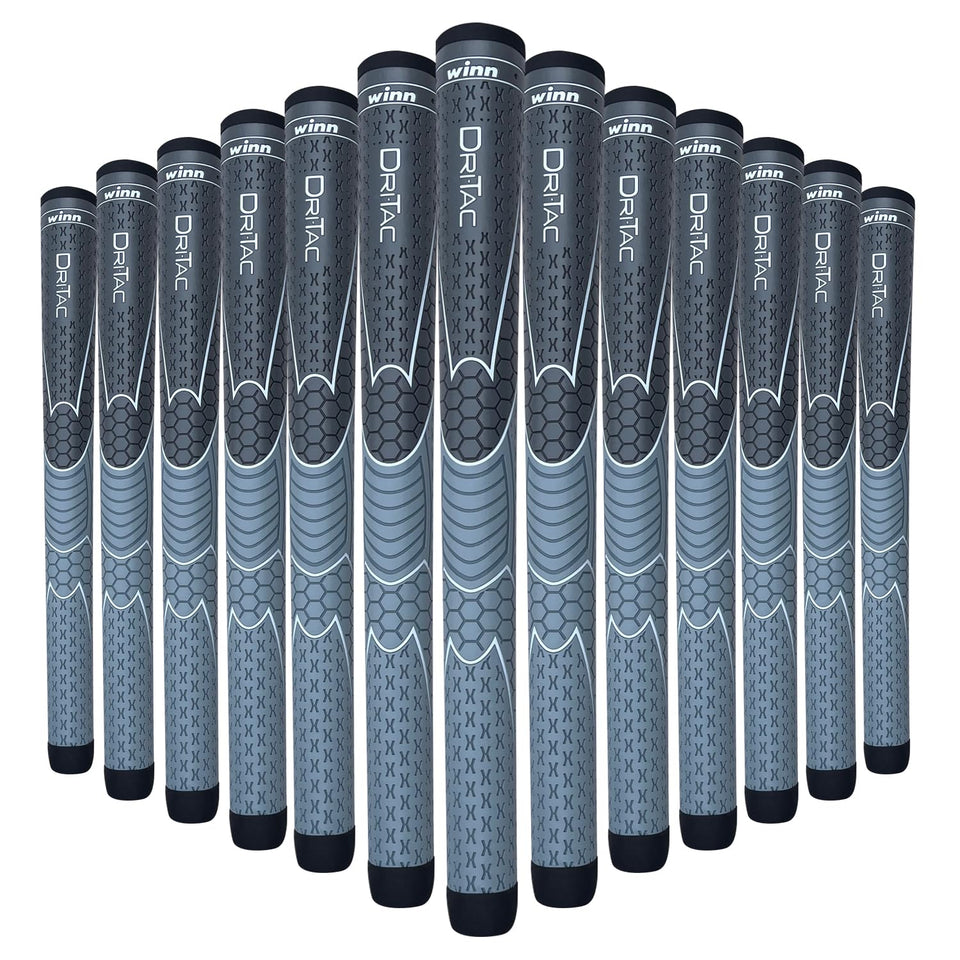 Titanun Dri-Tac Oversize grip dark grey pack for all-weather play.