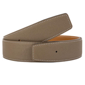 Titiroa reversible belt strap showing khaki and earth-yellow tones for pairing.