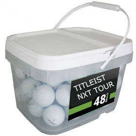 Titleist NXT Tour 48-pack golf balls ready for practice and rounds with reliable spin.