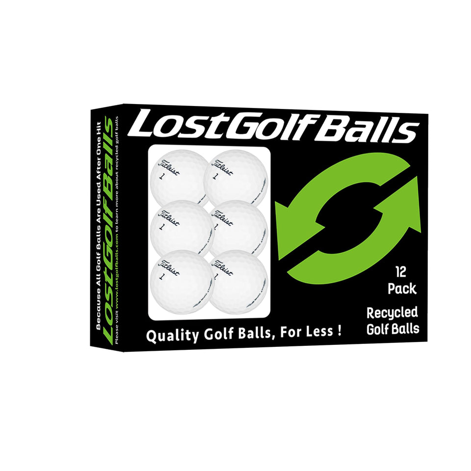 Titleist NXT Tour Mint Refinished Ball close-up shows smooth surface for consistent play.