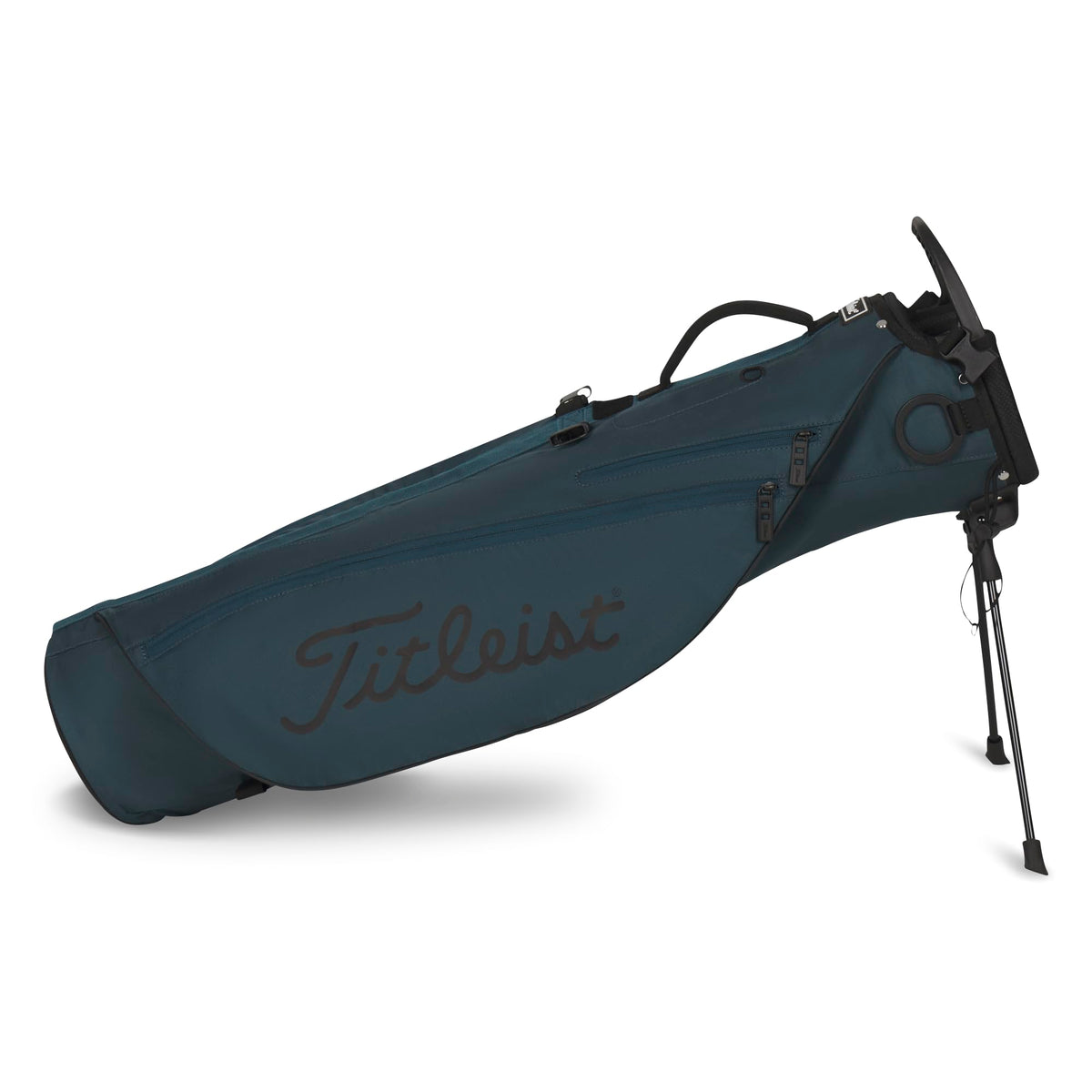 Titleist Premium Carry Bag Monterey apparel pocket open demonstrates easy access to layers and accessories