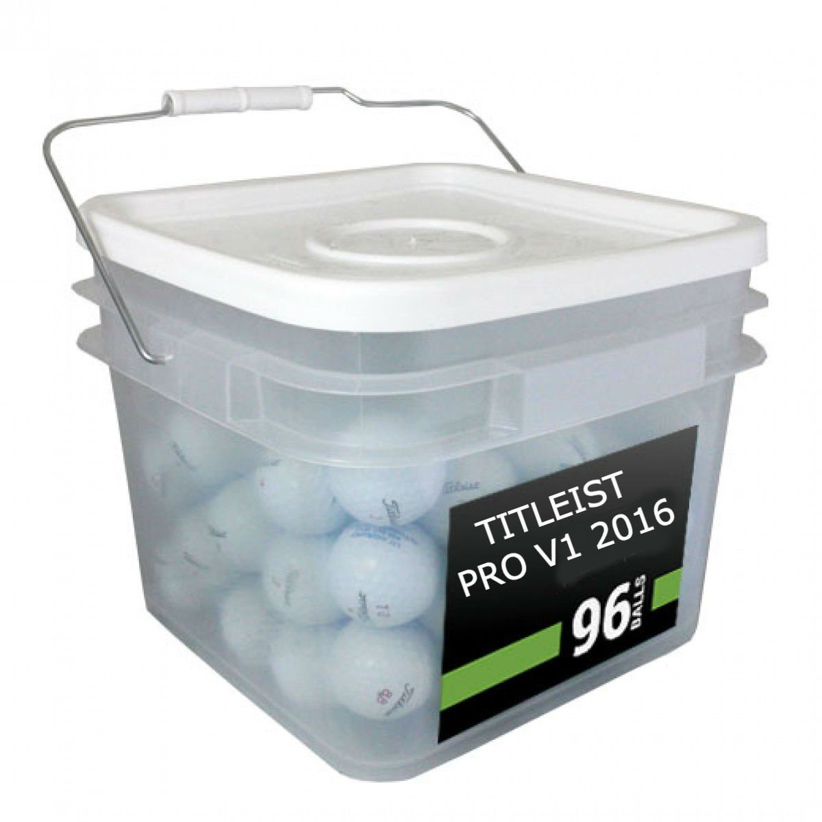 Titleist Pro V1 2016 96-pack front view for bulk purchase convenience