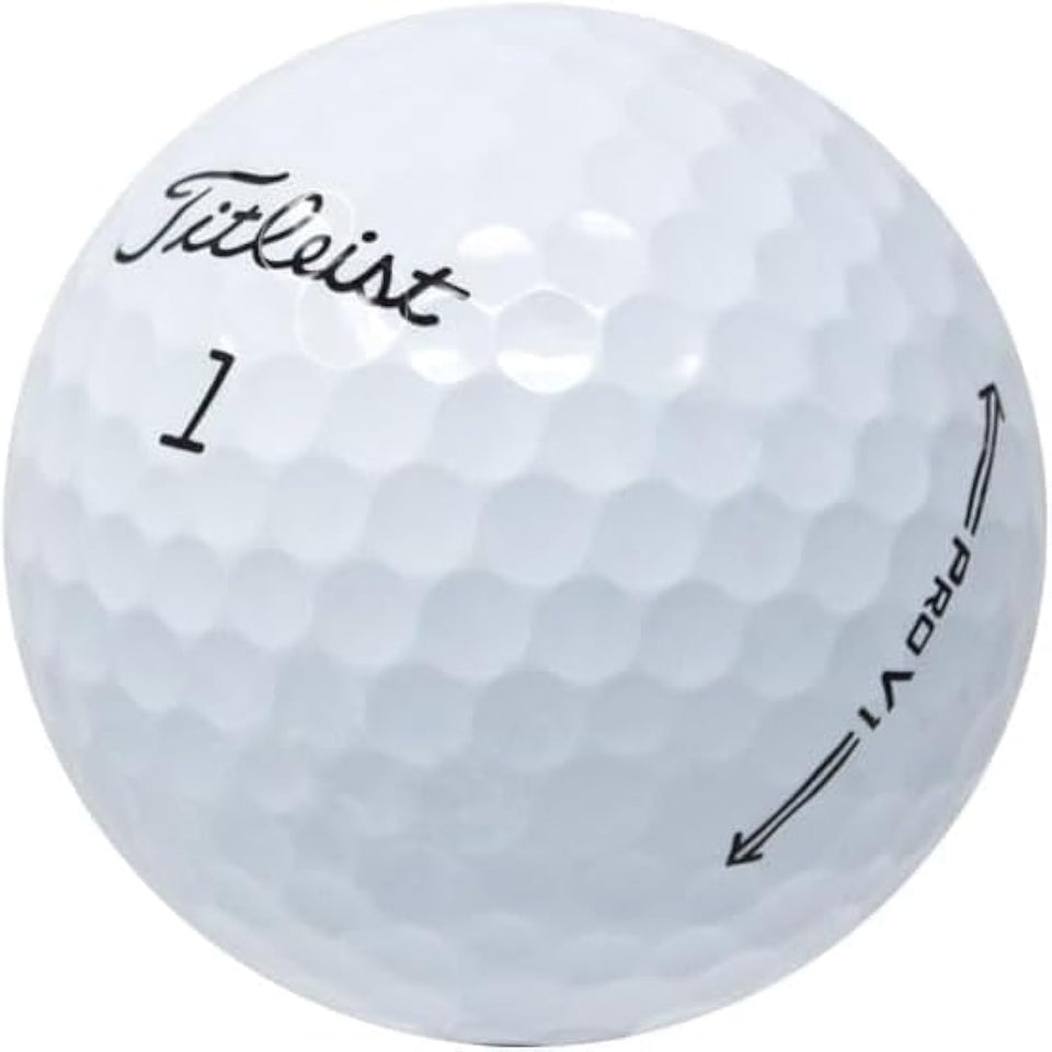 Titleist Pro V1 balls pack 12 front view highlighting premium on-course performance.