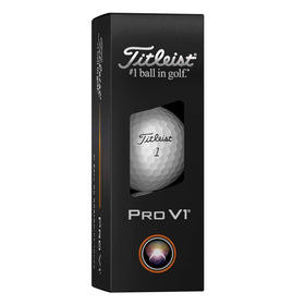 Titleist Pro V1 soft urethane cover close-up showing greenside spin potential.