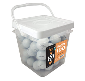 Titleist Pro V1 used balls with mint appearance and no logos for distraction-free practice.