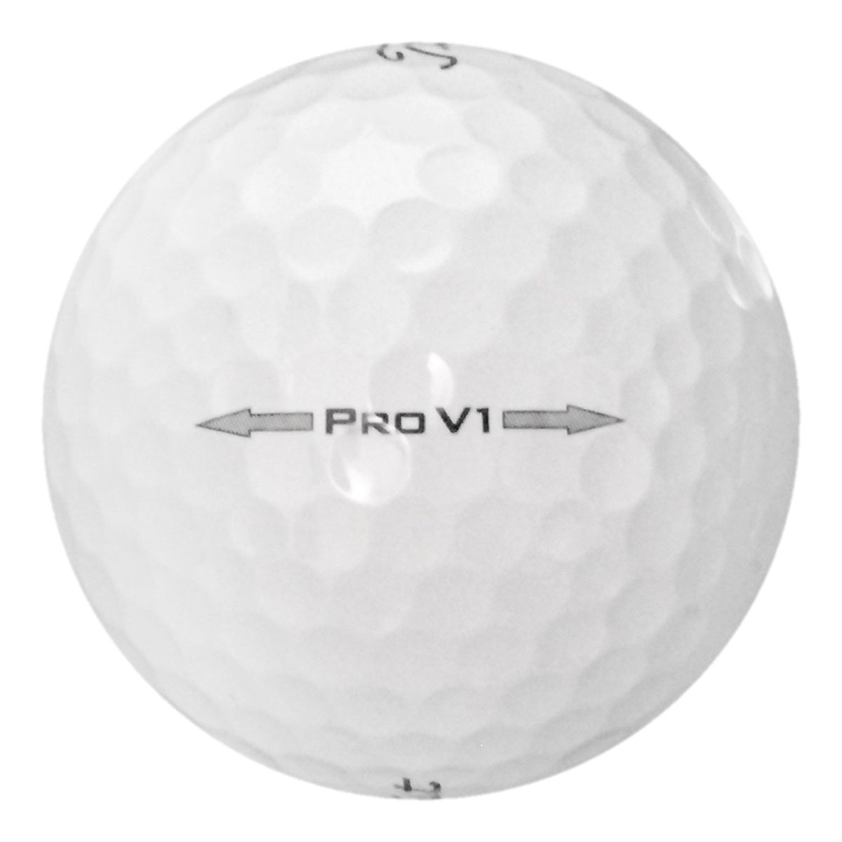 Titleist Pro V1x 2014 recycled 24-pack, front view, supports consistent distance.