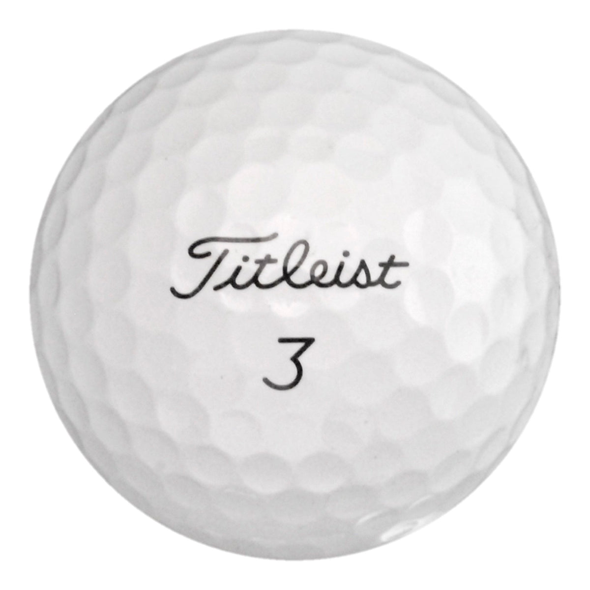 Titleist Pro V1x 2014 recycled balls, close-up, greenside control potential.