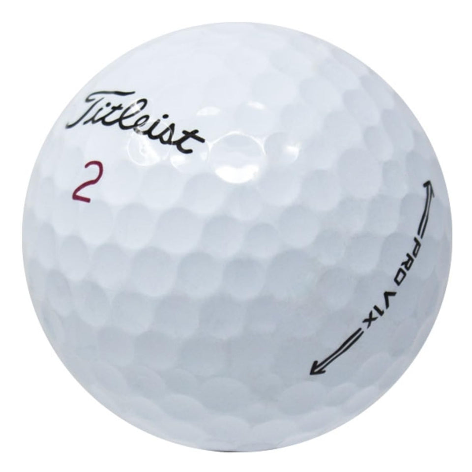 Titleist Pro V1x 2021 mint-condition ball with no logos for discreet play.