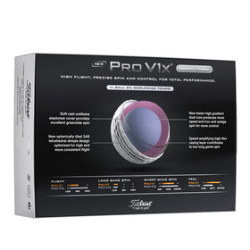 Titleist Pro V1x AIM Enhanced soft urethane cover enhances greenside spin and feel