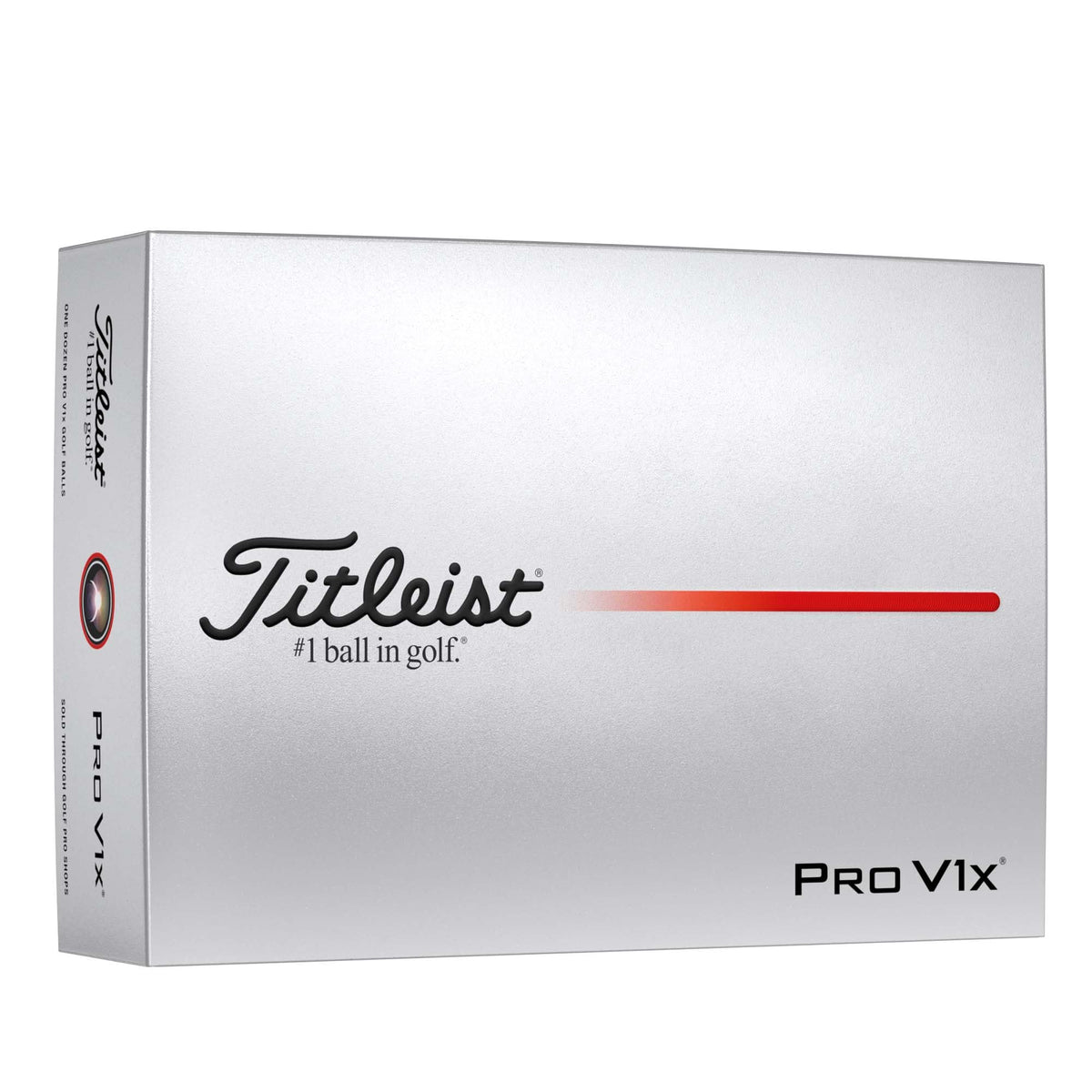Titleist Pro V1x in flight showing long-distance potential