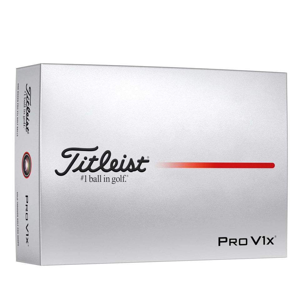 Titleist Pro V1x in flight showing long-distance potential