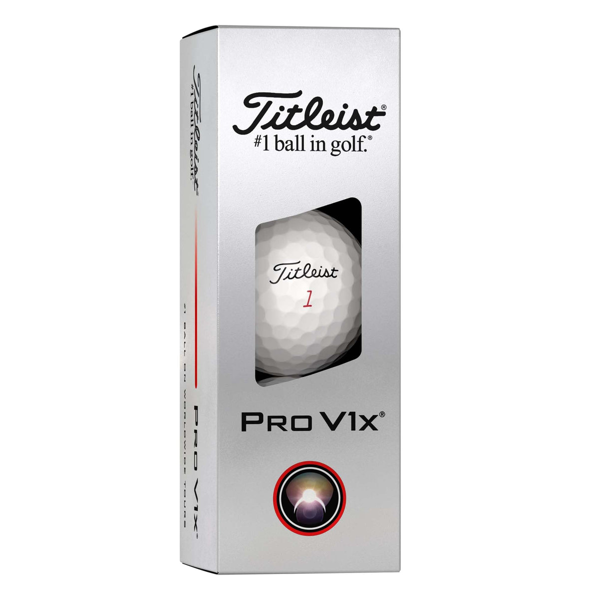 Titleist Pro V1x high-flight trajectory design close-up