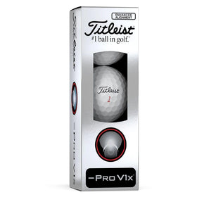 Titleist Pro V1x Left Dash ball dimple detail showcases engineering for consistent flight.