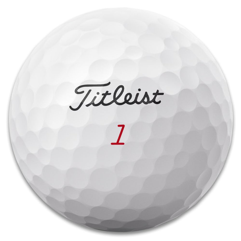 Titleist Pro V1x Left Dash packaging image emphasizing premium quality and golf ball technology.