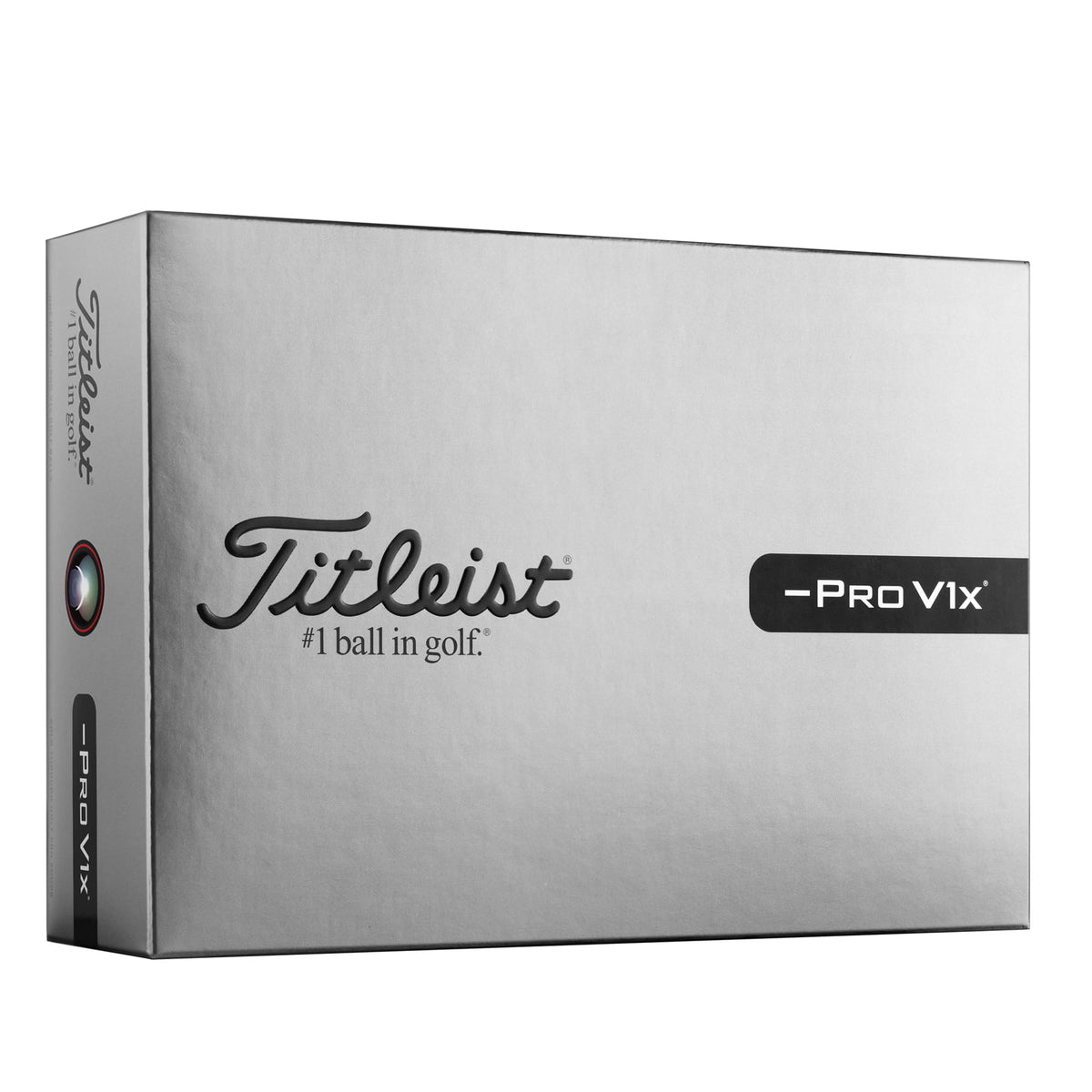 Titleist Pro V1x Left Dash in flight showing distance and consistent trajectory