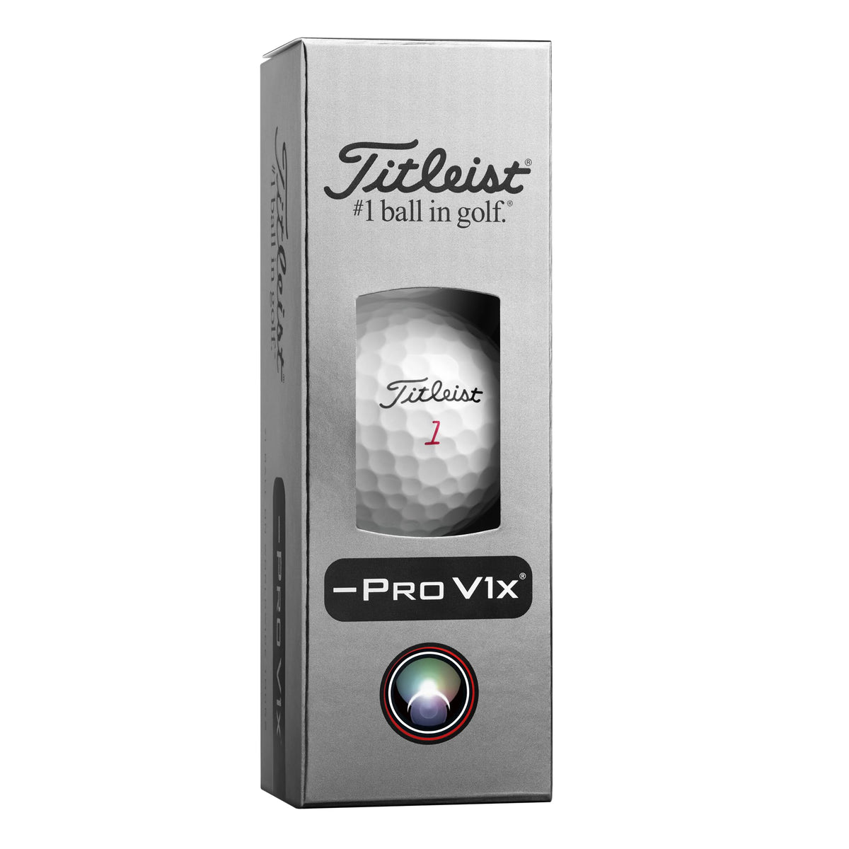 Titleist Pro V1x Left Dash with lower spin for straighter shots and control
