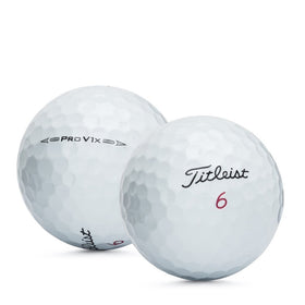 Titleist Pro V1X recycled golf balls pack 24 front view for practice.