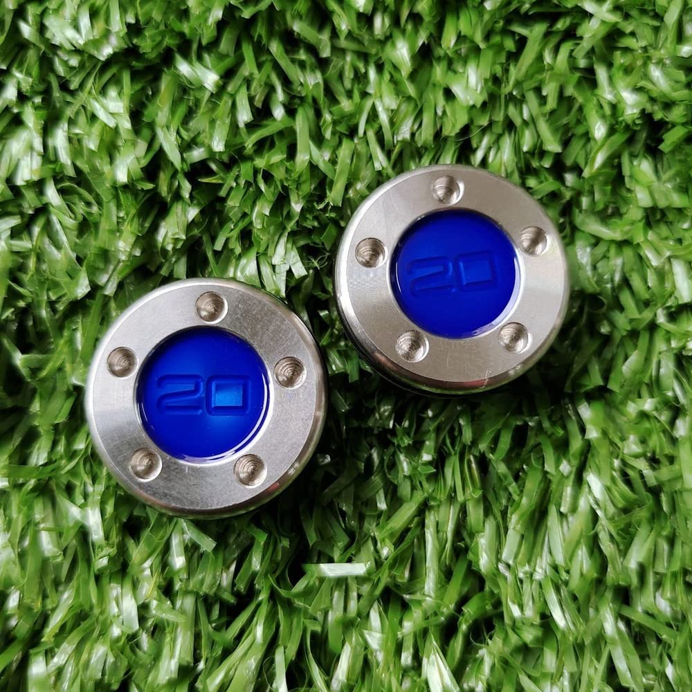 Titleist Scotty Cameron blue 20g weight with O-rings protects cavity against moisture.