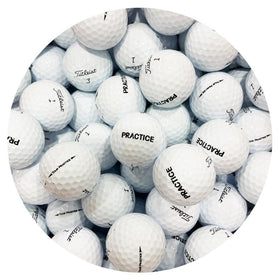 Titleist Tour Practice ball pristine white, logo-free for focused range sessions