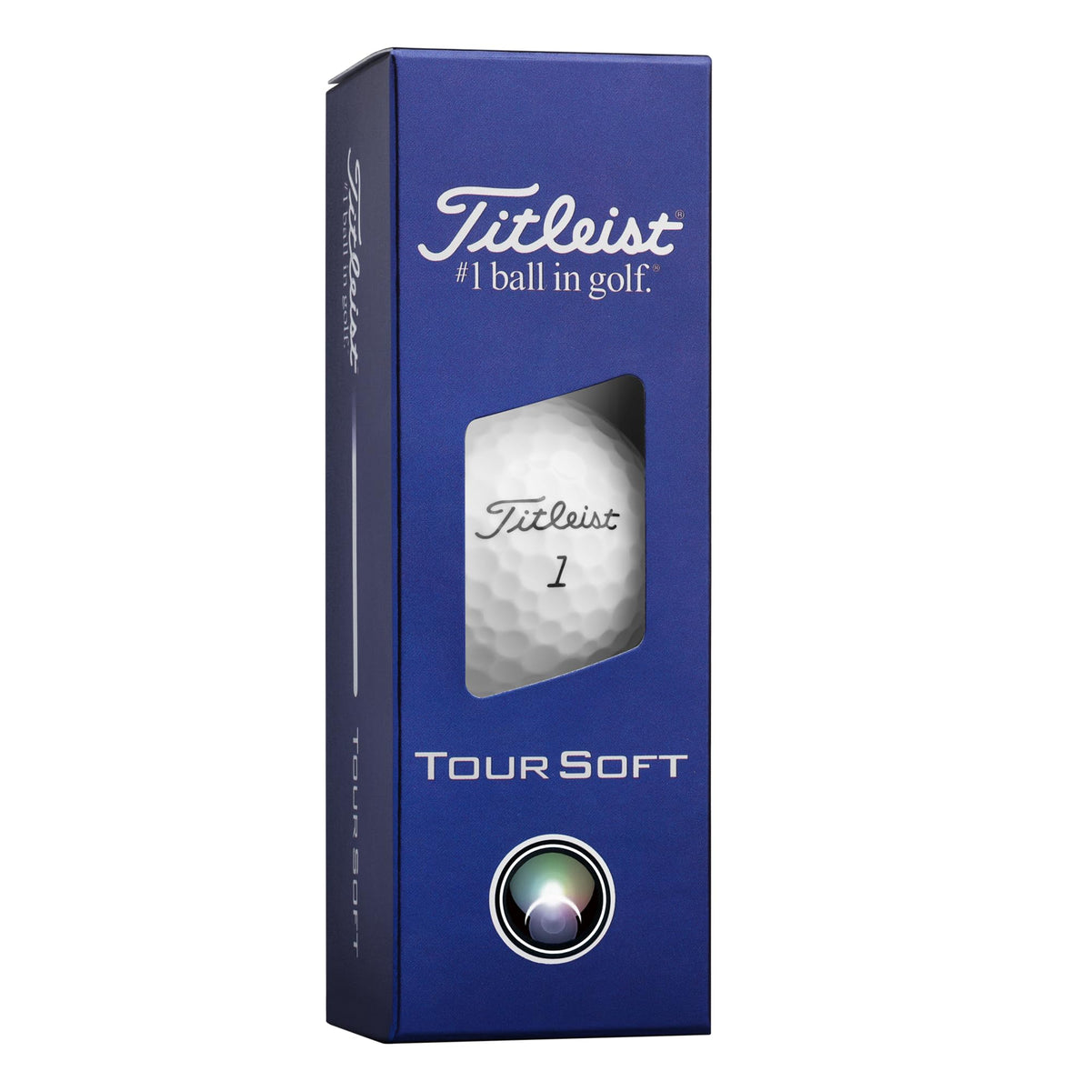 Titleist Tour Soft cover spin closeup demonstrates dependable greenside spin.