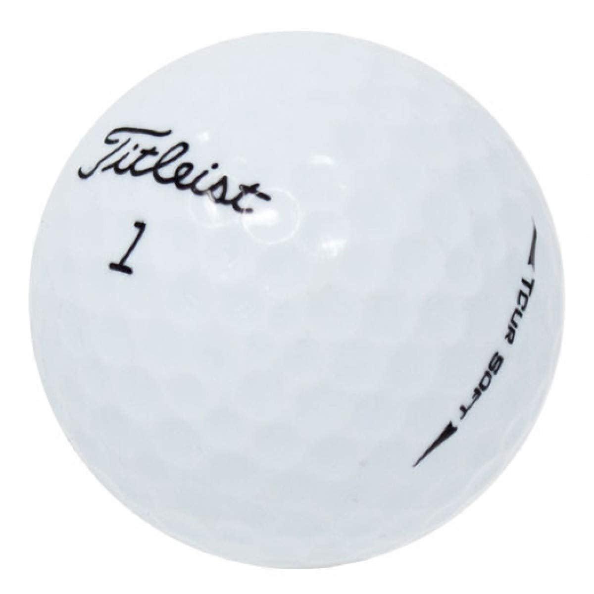 Titleist Tour Soft near mint golf ball offers soft feel and distance on the course