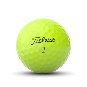 Titleist Tour Soft yellow ball greenside spin demo for short game control.